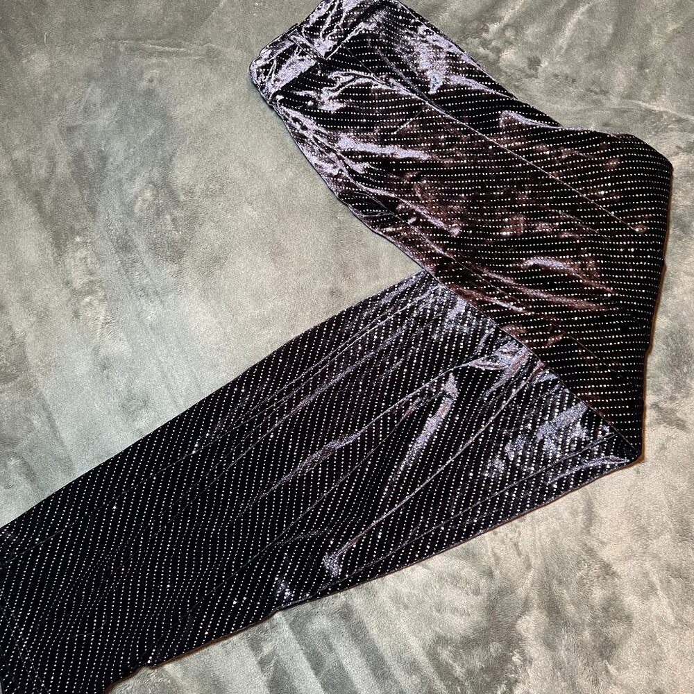 Rhinestone Velvet Pants